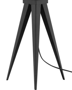 Conjunto De 2 Candeeiros De Mesa Pretos Stiletto