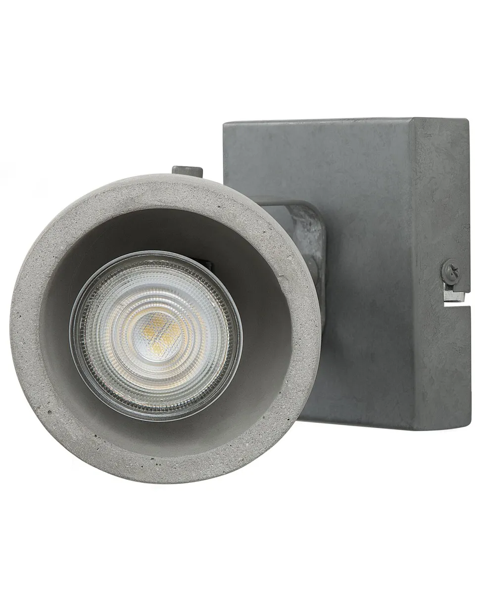 Conjunto De 2 Candeeiros De Parede Em Betao Cinzento Mistago I