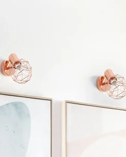 Conjunto De 2 Candeeiros De Parede Cobre Chenab