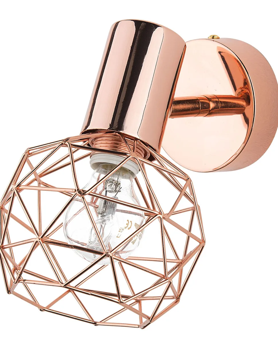 Conjunto De 2 Candeeiros De Parede Cobre Chenab