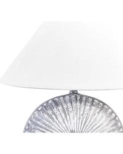 Conjunto De 2 Candeeiros De Mesa Cinzentos 38 Cm Yuna