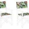 Conjunto De 2 Capas Multicolor Motivo Tucano Para Cadeiras Cine
