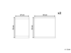 Conjunto De 2 Capas Multicolor Motivo Tucano Para Cadeiras Cine