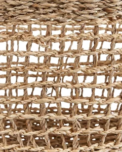 Conjunto De 2 Cestas Em Fibra De Algas Cor Natural Arowana