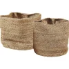 Conjunto De 2 Cestos Com Alcas Creme Kaella