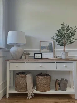 Conjunto De 2 Cestos Com Alcas Creme Kaella