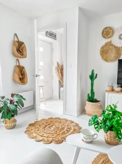 Conjunto De 2 Cestos Com Alcas Creme Kaella