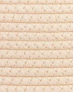 Conjunto De 2 Cestos De Algodao Creme Saryk