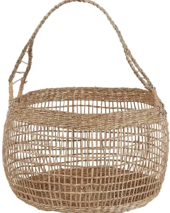 Conjunto De 3 Cestos Em Fibra De Algas Cor Natural Arapaima