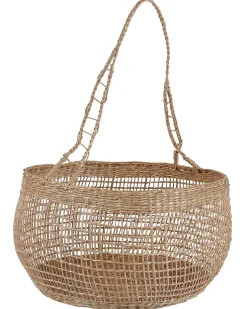 Conjunto De 3 Cestos Em Fibra De Algas Cor Natural Arapaima