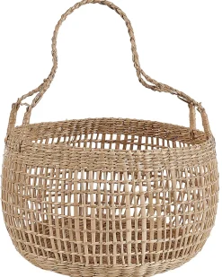 Conjunto De 3 Cestos Em Fibra De Algas Cor Natural Arapaima