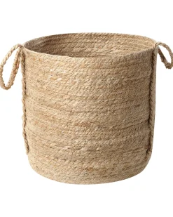 Conjunto De 3 Cestos Em Juta Cor Natural Wadh