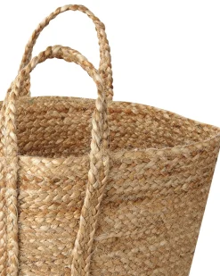 Conjunto De 2 Cestos Em Juta Cor Natural Ornach