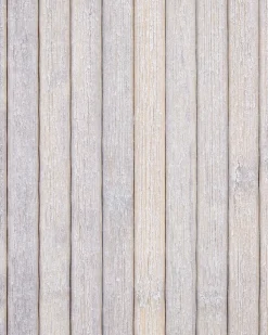 Conjunto De 5 Cestos Em Madeira De Bambu Cinzenta Talpe