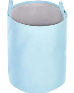 Conjunto De 3 Cestos Em Tecido De Poliester Azul E Cinzento Archa