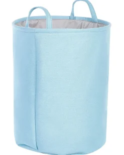 Conjunto De 3 Cestos Em Tecido De Poliester Azul E Cinzento Archa