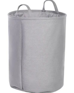 Conjunto De 3 Cestos Em Tecido De Poliester Cinzento Archa