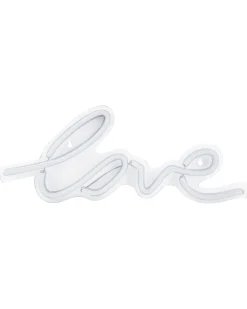 Conjunto De 3 Decoracoes Em Led Neon Rosa Susie