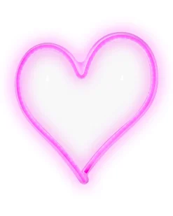 Conjunto De 3 Decoracoes Em Led Neon Rosa Susie