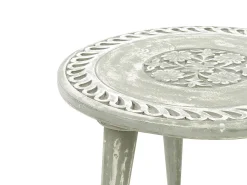 Conjunto De 2 Mesas De Apoio Em Madeira De Mango Verde Ekamba