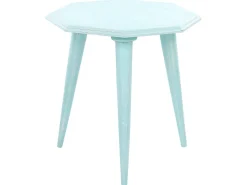 Conjunto De 2 Mesas De Apoio Em Madeira De Mango Azul Kanri