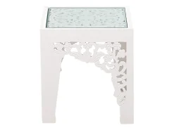 Conjunto De 2 Mesas De Apoio Brancas Amadpur