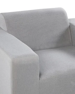 Conjunto De 2 Poltronas De Jardim Cinzento Claro E Branco Rovigo