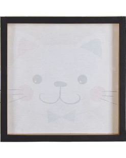 Conjunto De 4 Quadros Com Desenhos Infantis Multicoloridos 30 X 30 Cm Bombi