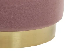 Conjunto De 2 Tamboretes Com Arrumação Rosa Garland