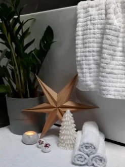 Conjunto De 11 Toalhas Brancas De Algodao Atai