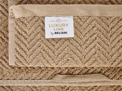 Conjunto De 9 Toalhas Em Algodao Creme Mitiaro