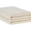 Conjunto De 2 Toalhas Em Algodao Creme Atiu