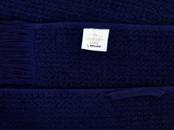Conjunto De 9 Toalhas Em Algodao Azul Marinho Atiu