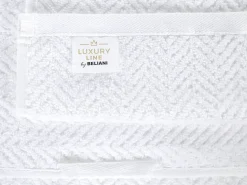 Conjunto De 2 Toalhas Em Algodao Branco Mitiaro