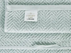 Conjunto De 2 Toalhas Em Algodao Verde Menta Mitiaro