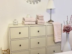 Conjunto De 11 Toalhas Rosa De Algodao Atai