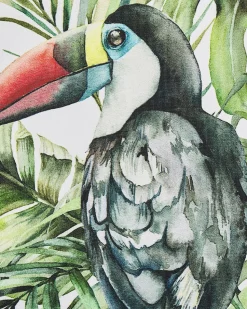 Conjunto De Cadeiras De Jardim Madeira Escura E 2 Lonas Creme E Padrao Tucano Cine