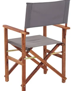 Conjunto De Cadeiras De Jardim Madeira Escura E 2 Lonas Creme E Padrao Tucano Cine