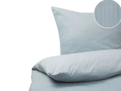 Conjunto De Capas De Edredao Em Algodao Acetinado Cinzento Claro 135 X 200 Cm Avondale