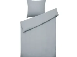 Conjunto De Capas De Edredao Em Algodao Acetinado Cinzento Claro 135 X 200 Cm Avondale