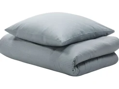 Conjunto De Capas De Edredao Em Algodao Acetinado Cinzento Claro 135 X 200 Cm Avondale