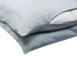 Conjunto De Capas De Edredao Em Algodao Acetinado Cinzento Claro 135 X 200 Cm Avondale