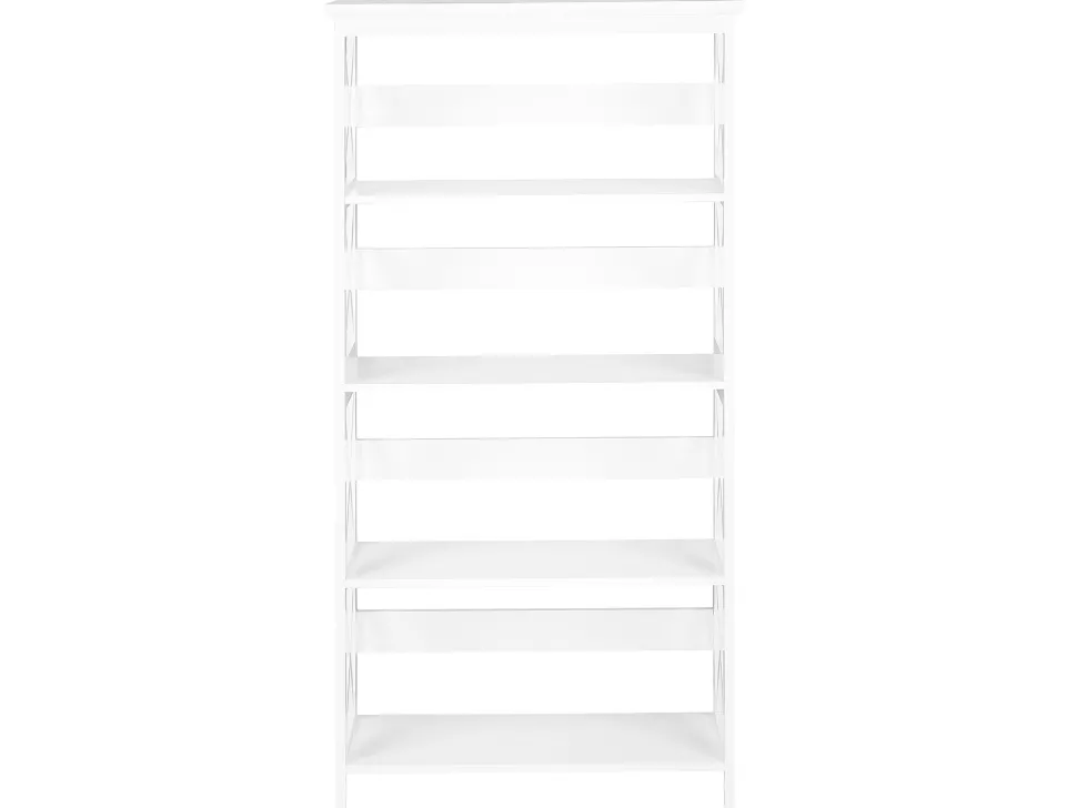 Conjunto De Escritorio Em Branco E Madeira Clara Foster/Carter