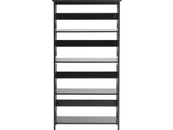 Conjunto De Escritorio Em Madeira Clara E Preto Foster/Hinton