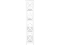 Conjunto De Escritorio Em Branco E Madeira Clara Foster/Hamden