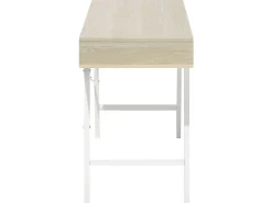 Conjunto De Escritorio Em Branco E Madeira Clara Jenks/Clarita