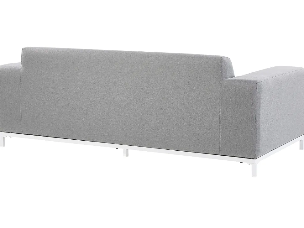 Conjunto De Jardim 5 Lugares Cinzento Claro E Branco Rovigo