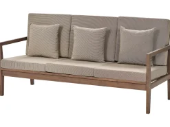 Conjunto De Jardim 7 Lugares Em Madeira De Acacia Certificada Castanha Escura Pataja