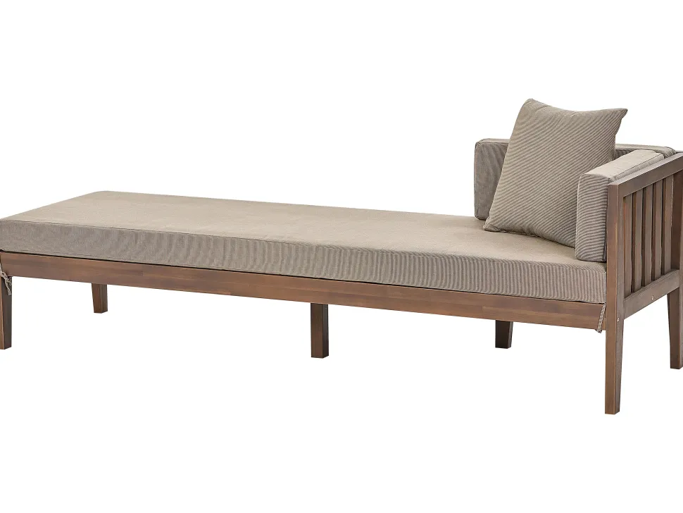 Conjunto De Jardim 7 Lugares Em Madeira De Acacia Certificada Castanha Escura Pataja