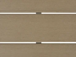 Conjunto De Jardim 5 Lugares Em Aluminio Branco E Almofadas Creme A Esquerda Messina